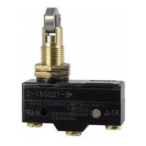 10 X Chave Fim De Curso Micro Switch Kw-15gq21-b C/ Roldana