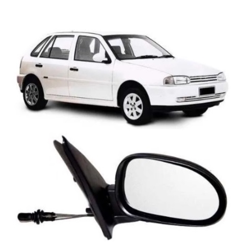 Retrovisor Lado Direito Gol Bola 1995 1996 1997 1998 1999 Com Controle 4 Portas