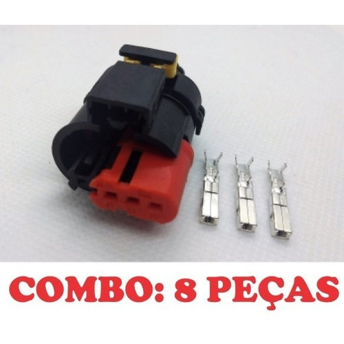 8 - Kit Plug Chicote Conector Bobina Ignição Fiat Punto Tjet