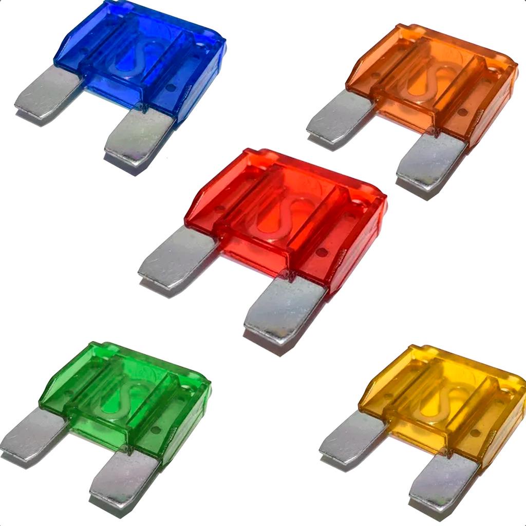 Kit Fusivel Automotivo Lamina 100 Peças 5a 10a 15a 20a 25a 30a 40a em Oferta na Shopee