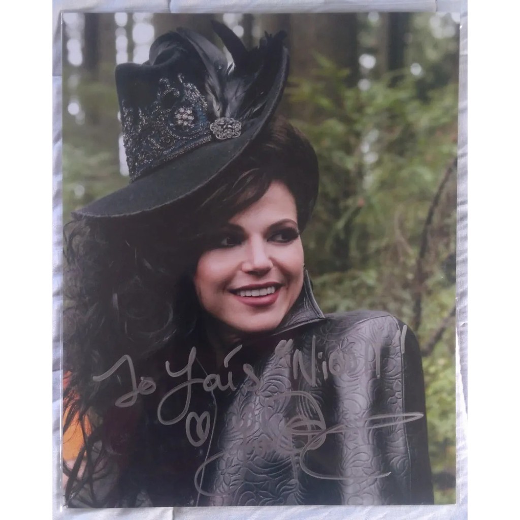Foto Autografada - Lana Parrilla - Once Upon A Time - Ccxp 2020
