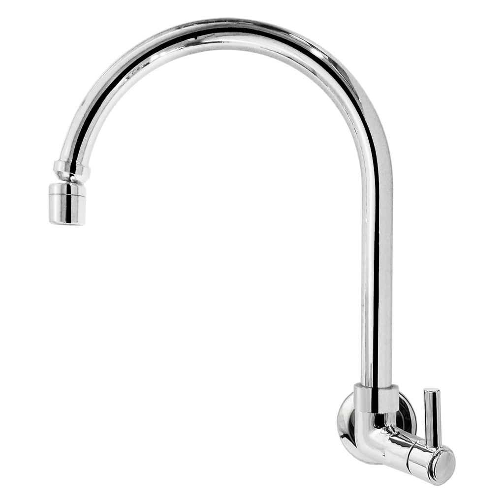 Torneira Cozinha Parede Bica Super Alta Luxo c/ Arejador C62