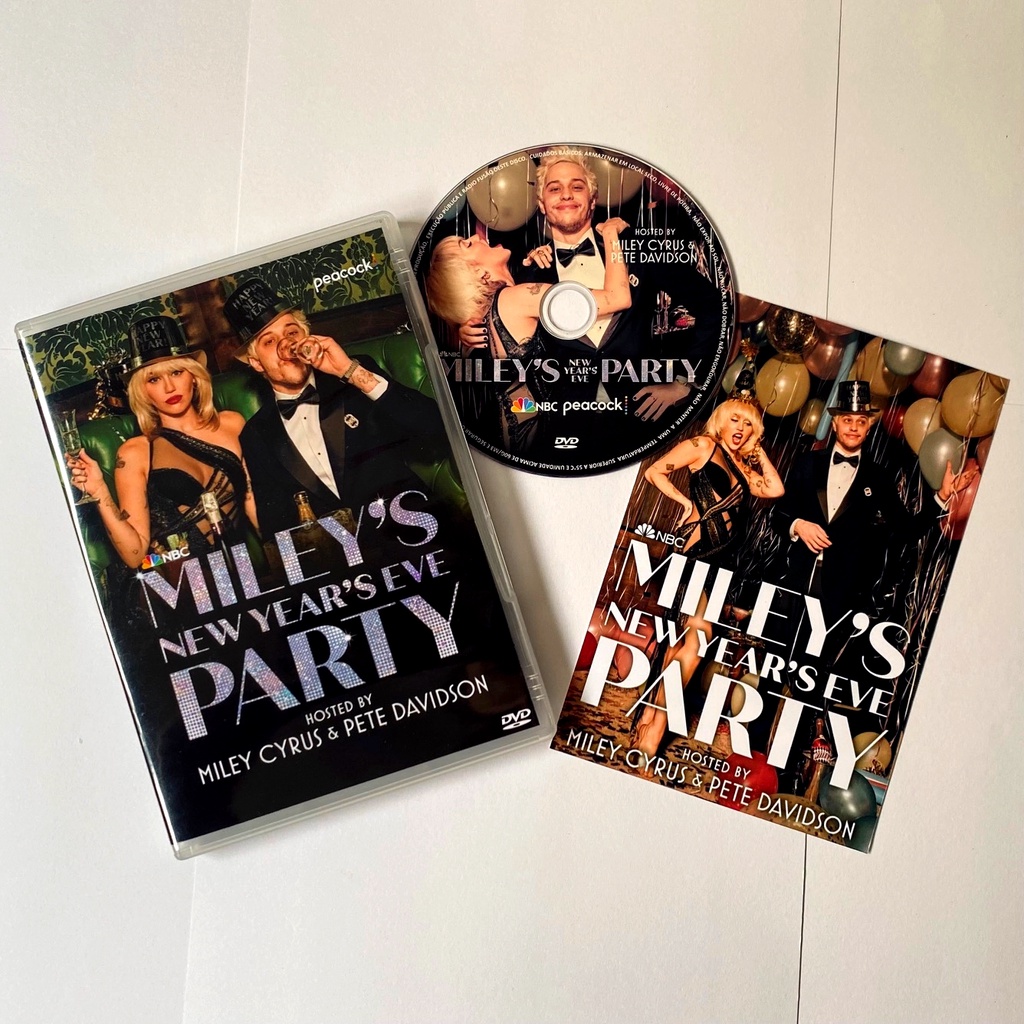 DVD Miley Cyrus Miley's New Year's Eve Party 2022 Hosted by Miley & Pete Davidson