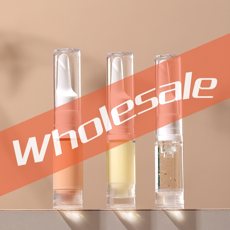 5/10/15ml Dispensador De Base Transparente/Recipiente De Amostra De Viagem Portátil Gel Para Olhos Sem Ar Tubos Vazios