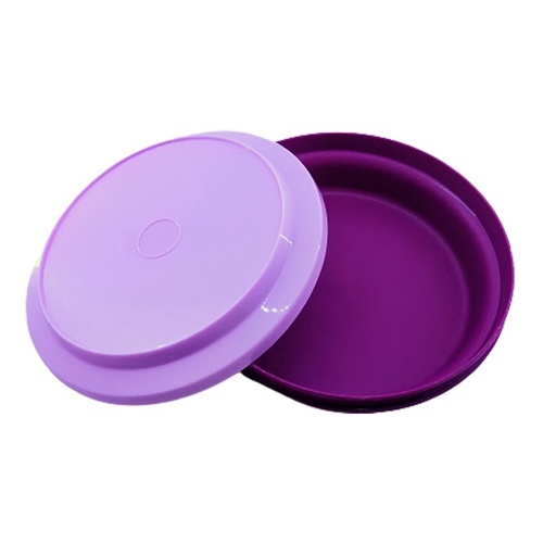 Travessa Redonda Tupperware Actualité 500ml Vinho Com Rosa