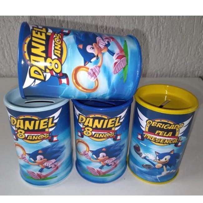 Cofrinhos Personalizados Do Sonic todos os temas