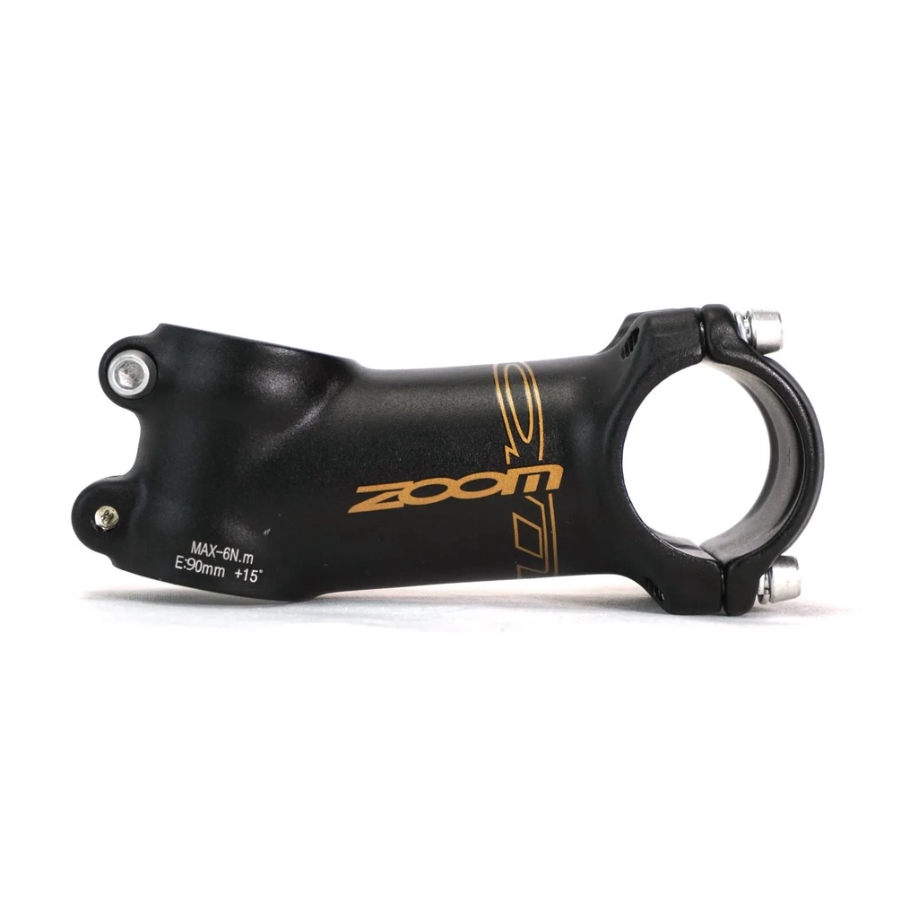 Mesa Suporte Guidão Avanço Bicicleta Zoom 31.8x90mm 15º