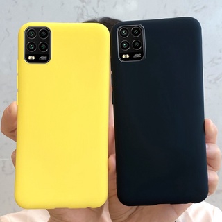 Capa Flexível De Silicone Em Cores Amarelas Para Xiaomi Mi 10 Lite / Mi 10 5g / Xiaomi 10 Mi10 Lite