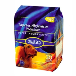 Tapete Higienico Para Caes Chalesco C/30 Unidades