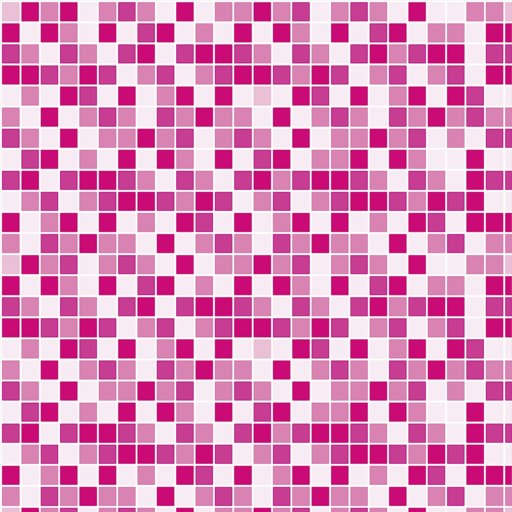 Adesivo de parede de pastilha rosa e lilás