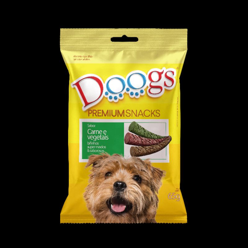 Bifinho Para Cães Doogs Sabor Carne 65g