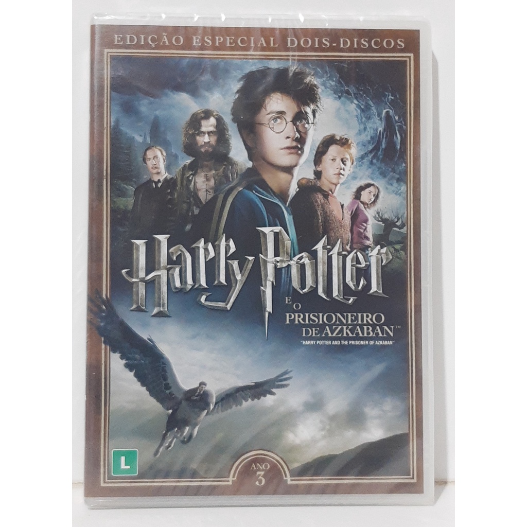 DVD Harry Potter e o Prisioneiro de Azkaban (Lacrado)  (duplo)