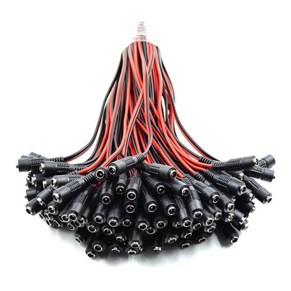 Kit 100 Cabo Fio Rabicho P4 Femea Positivo E Negativo Para Fontes em Oferta na Shopee