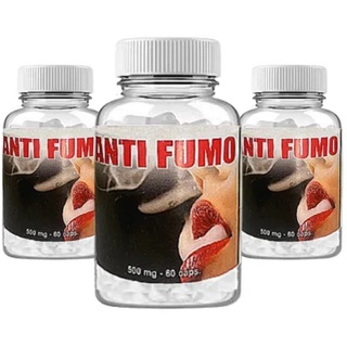 anti fumo (parar de fumar) 500mg 60 capsulas frasco 1 unidade