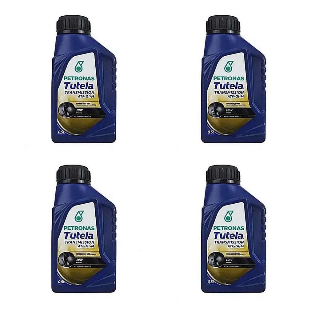 Kit 4 Óleo Transmissão Petronas Tutela 10w Atf Gi-m 500ml