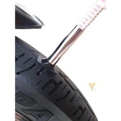 Profundímetro Pneu Medidor Sulcos Banda Rodagem Pneu Caminhão Carros Moto