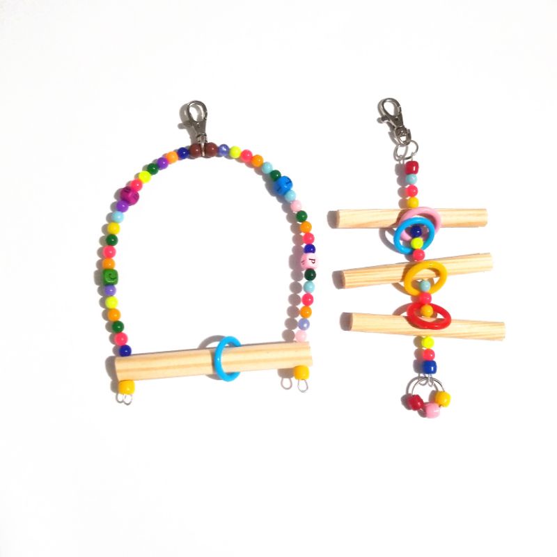 Brinquedo Dadinho Calopsita Agapornis Periquito Rosela Maritaca Argola Passarinho Gaiola Poleiro Calopsitas Pássaro Colorido Ring Neck Lóris Periquitos Luxo