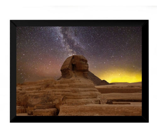 Lindo Quadro Esfinge Egito Misticismo Esoterismo P7113