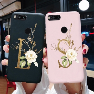 Xiaomi Mi A1 (Mi 5X) Case Slim Cute Letters Soft Silicone TPU Back Cover Xiaomi Mi A1 Phone Casing