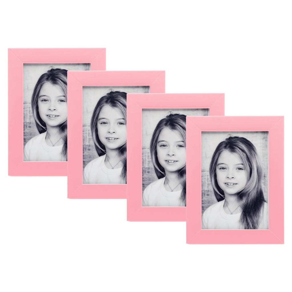 4 Porta Retratos 10x15 Combo Kit Bebê Barato Princesa Rosa ou outras cores escolha sua