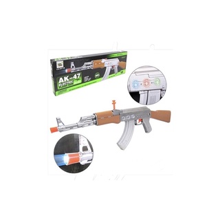 Brinquedo Metralhadora AK-47 Pressão Mola Atira Dardos 43CM - Escorrega o  Preço