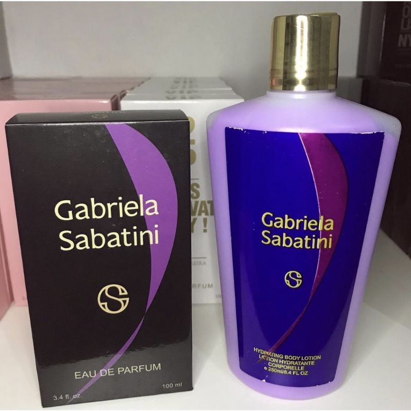 Kit Perfume Creme Hidratante Feminino Importado Gabriela Sabatini Shopee Brasil