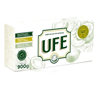 Sabão de Coco em pedra UFE -  5x180g em Oferta na Shopee