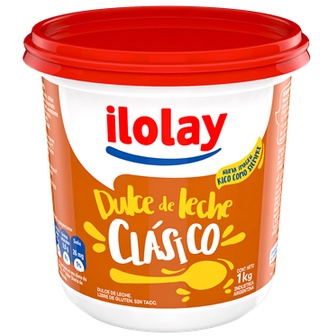 Doce de Leite Argentino Ilolay Clássico Embalagem de 1 Kg