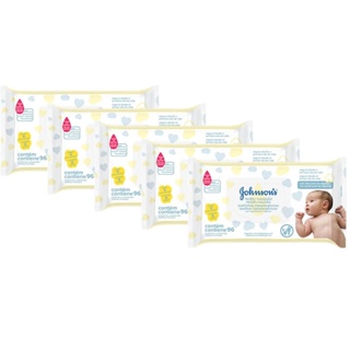 Kit com 5 Johnson's Baby Toalhinhas Recém-Nascido 480 unidades em Oferta na Shopee