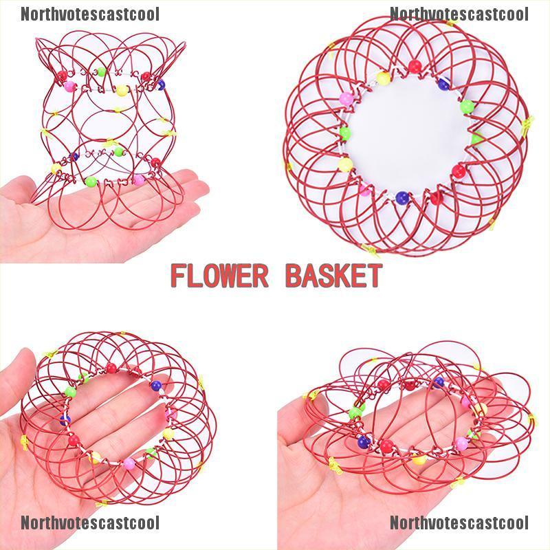 Download Northvotescastcool Magic Flow Iron Wire Ring 3d Toy Multiple Changes Mandala Flower Basket Toys Nvcc Shopee Brasil
