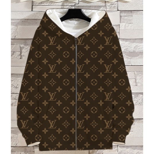 Jaqueta CORTA VENTO LOUIS VUITTON com touca - Modinha - (Diversas estampas)  - LV - TAMANHO ÚNICO