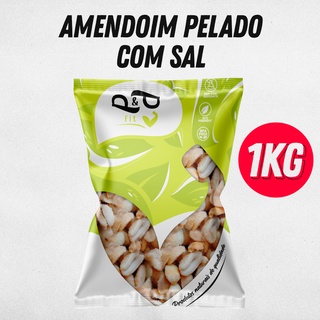Amendoim Sem pele com Sal - P&P FIT