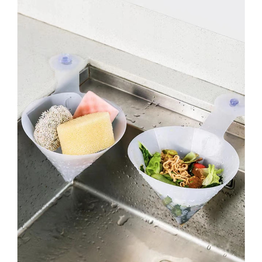 Filtro De Lixo Pia Dobrável Reutilizável Cozinha Lavável/Escorredor Multifuncional Para Pia Prático e Flexível Promoção