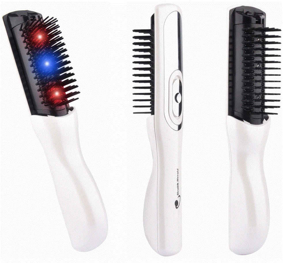 Escova Capilar Tratamento Calvicie Infravermelho 3 Luzes em Oferta na Shopee
