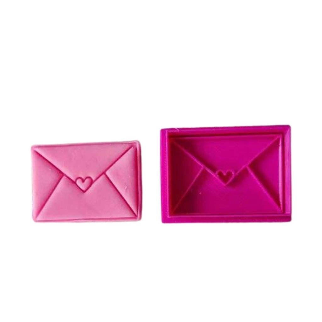 Cortador de Biscoito Envelope para Carta de Amor CT10603