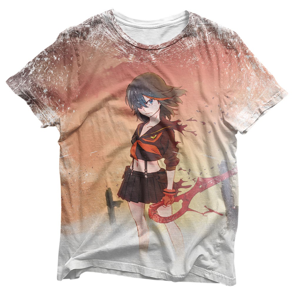 Camisa Protagonista de Kill La Kill - Camisas Kill La Kill Estampa Total