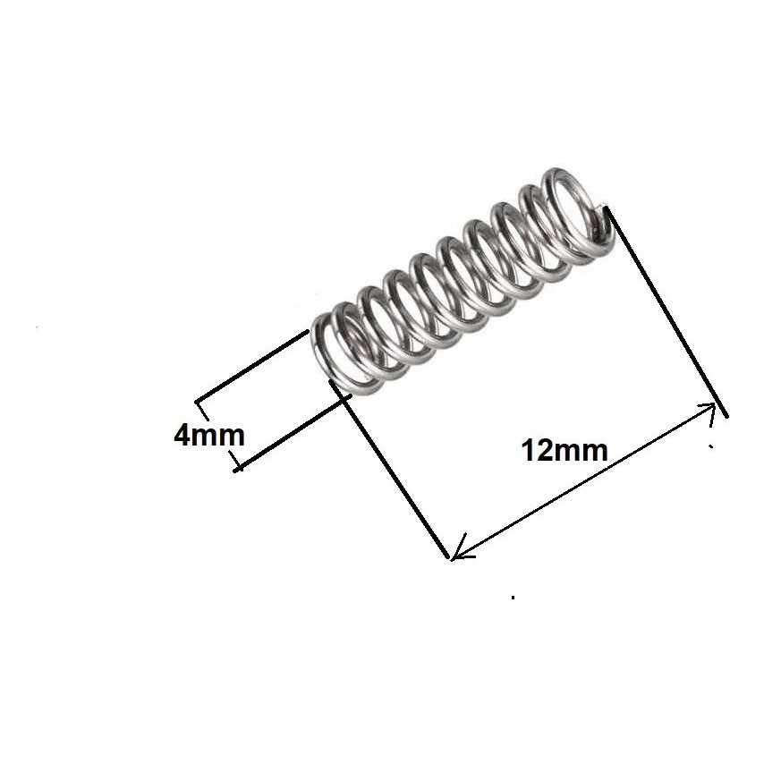 Molas em Inox para os Parafusos das Oitavas da Ponte Strato 6 Unds. - detalhe