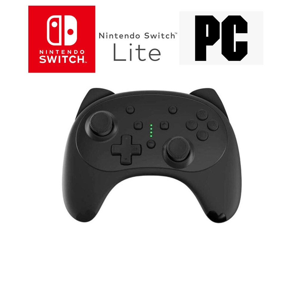 CONTROLE LINE KITTEN NINTENDO SWITCH PRETO | Shopee Brasil