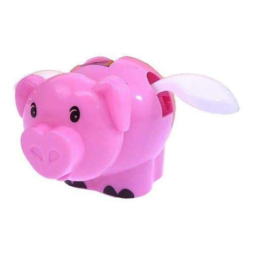 Animais Fantásticos Porco com Asas e Unicórnio Movidos a Luz Solar - 12cm