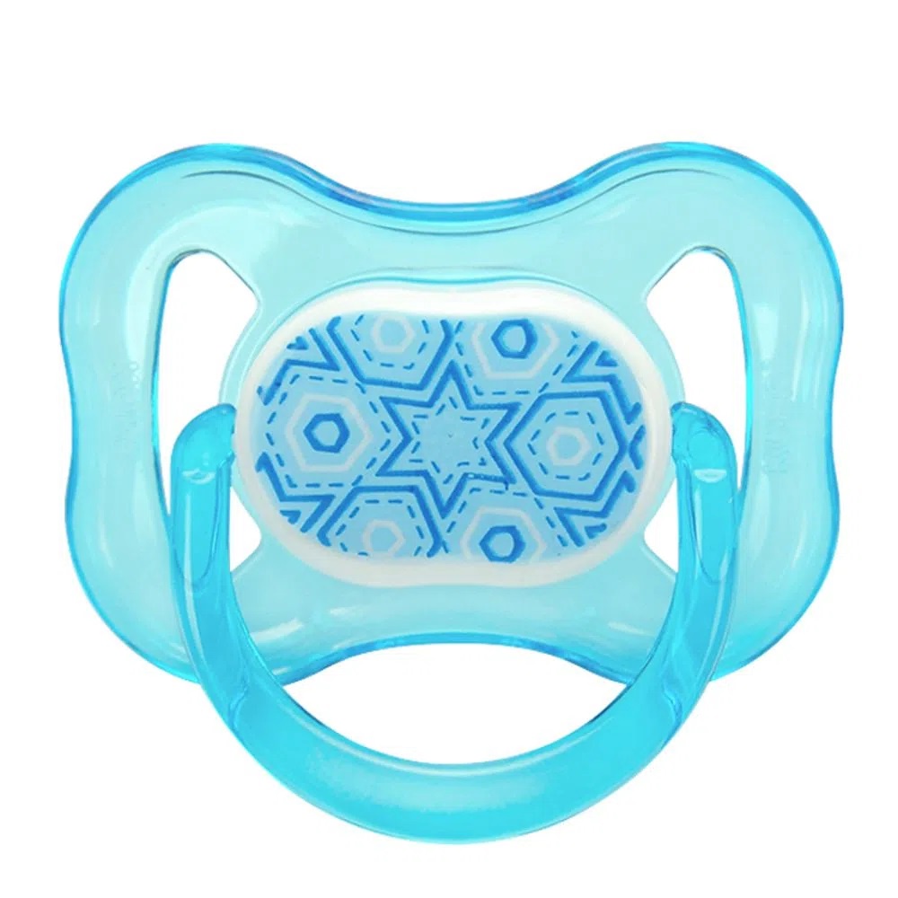 Chupeta Color Tamanho 1 Estampada Para Bebês 0 a 6 Meses Kuka