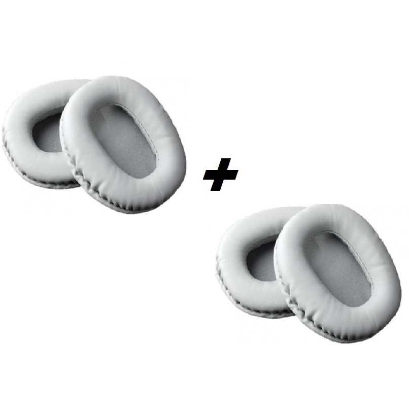 2 Pares de Almofadas Espumas para Fone de Ouvido Edifie W800bt W808bt K800 - Cinza ou Preto ou Vermelho