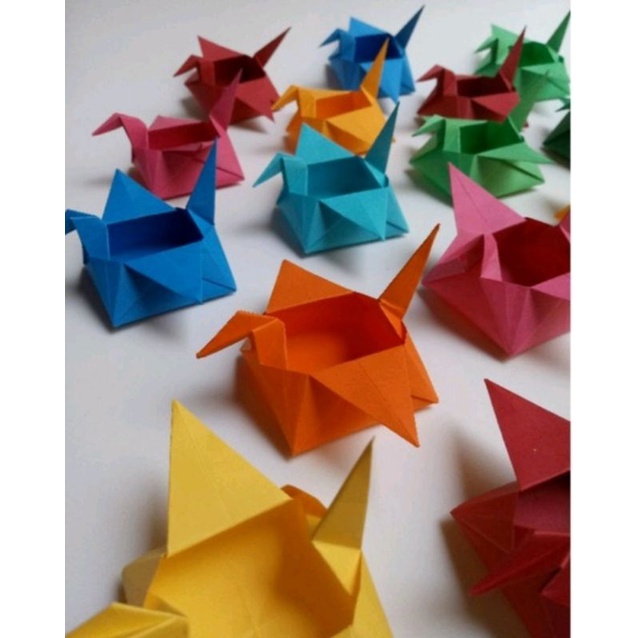 Unarmed Transition educator kit com 20 Origami caixa decorativas para eventos. | Shopee Brasil