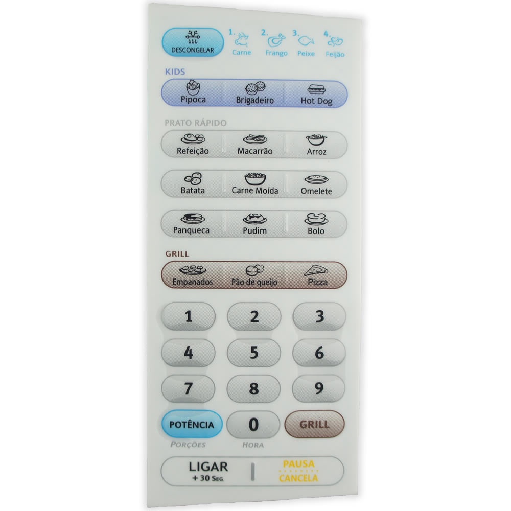 Membrana Microondas Eletrolux ME 28G Alto Relevo