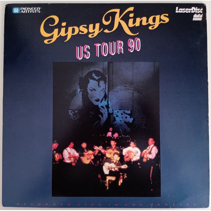 Laser Disc Ld Gipsy Kings Us Tour 90 Importado EUA Ótimo Estado
