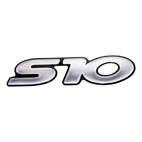 Emblema Resinado - 's10 - Branco -  S10 2001 2002 2003