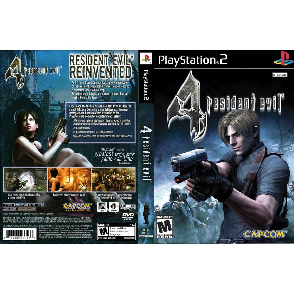 RESIDENT EVIL 4 LEGENDADO - PS2 JOGO PLAYSTATION 2 - Escorrega o Preço