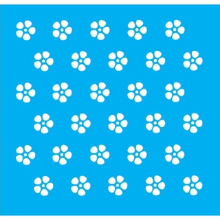Stencil para pintura Flores - tamanho 17x17 cm em Oferta na Shopee