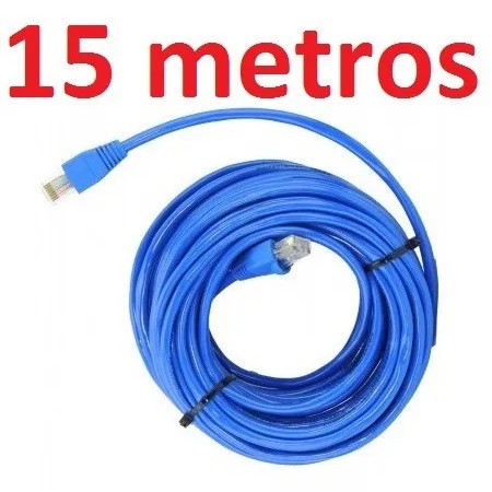 Cabo de Rede LAN Ethernet RJ45 CAT5e 3m 5m 10m 15m 20m e 30m Metros Montado 8P8C Homologado