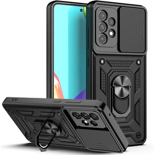 Samsung Galaxy S22 S21 S21 + Plus Ultra S20 Fe A32 4G Capa De Proteção Total De Dupla Camada Suporte Híbrido Com De Alça De Dedo De Metal