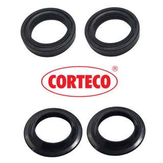 Retentor Bengala + Guarda Po Honda Bros 150 Nxr 2005/2015 Par CORTECO